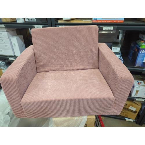 Toddle & Kids Chair,2-in-1 Soft Toddler Couches That Fold Out,Toddler Chairs Comfy 1-3 Years Old,Convertible Sofa to Lounge,Beige