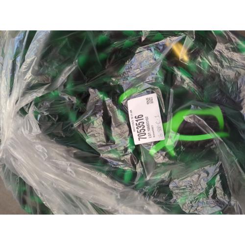 Green and Black Garden Hose Non-Expandable Water Hose with 10 Function Nozzles, Portable, Kink-Free, Outdoor and Garden Flexible Hose Pipe for Car Wash, Yard, Camper, Lawn, Lightweight Long Hose