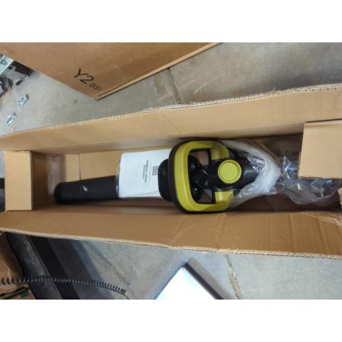 Black and Green Hedge Trimmer for Dewalt 20V Battery, Cordless Hedge Trimmer with 22'' Dual-Action Blade, 1600RPM, 3/5'' Cutting Width, Rotatable Handle & Dual-Switch Design (Battery Not Included) (Green)