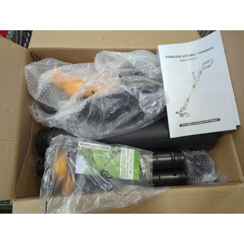 Worx 20V String Trimmer Cordless & Edger 3.0   Leaf Blower Cordless with Battery and Charger Turbine, Black and Orange