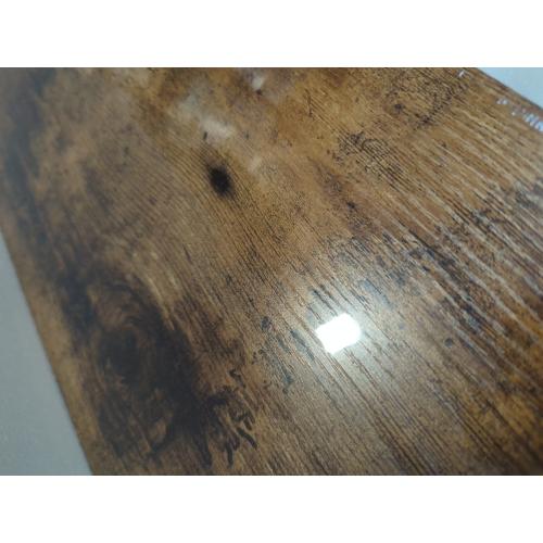 QEEIG Floating Shelves for Wall 47.2 Extra Long - Wall Shelf Bathroom Kitchen Living Room Bedroom Farmhouse Home Decor Display Bookshelf Large 47.2 x 9.3 inch Set of 2, Rustic Brown (008-120BN)