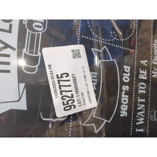 Loddie Doddie First & Last Day of School Board - 14x11 in Rustic Brown - Reusable Chalk Surface First Day of School Sign - Double-Sided Rustic Frame Letter Board - Magnetic Surface Classroom Signs