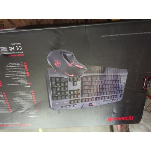 Redragon S101-3 PRO Gaming Keyboard and Mouse, RGB Backlit Programmable Keyboard Mouse with Software, Independent Macro Record Keys, Value Combo Set, New Update Version