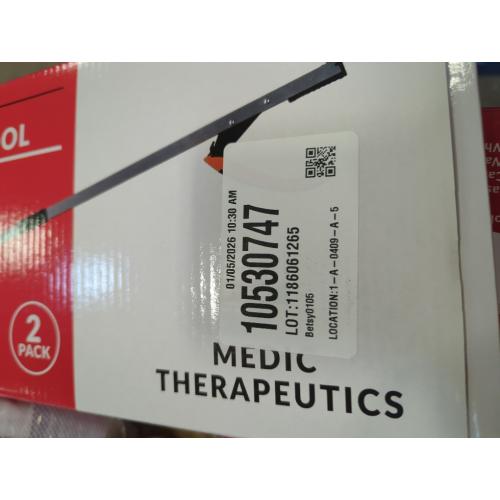 Medic Therapeutics 2-Pack Extra Long Reacher Grab Tool W/ Magnetic Ti. Lightweight with a Strong Grip and Easy Attachment to Canes  Walkers  and Wheel