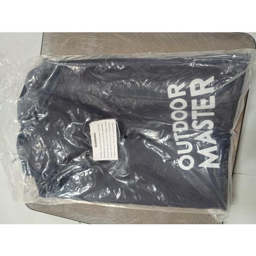 OutdoorMaster Beach Umbrellas for Sand with Sandbag & Anchor, 6.5ft Adjustable Umbrella for Beach Heavy Duty Wind, Portable UPF50  Sunshade with Carry Bag for Patio, Blue Red Striped