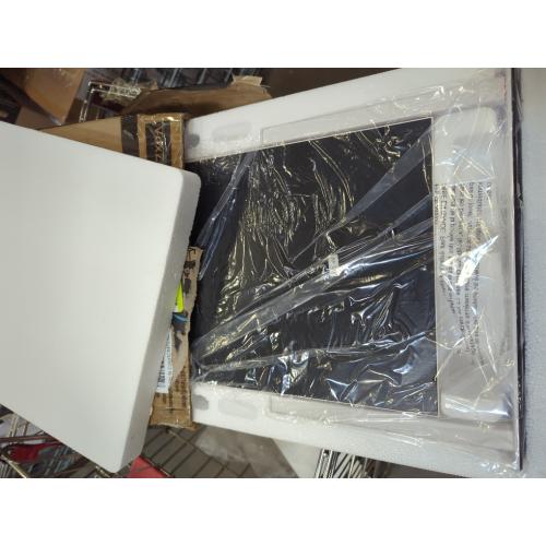 WHITE Hollywood Vanity Makeup Mirror with Lights - 9 LED Bulbs, Touch Control, 3 Colors Light, 360° Rotation, Light Up Vanity Mirror for Dressing Room & Bedroom