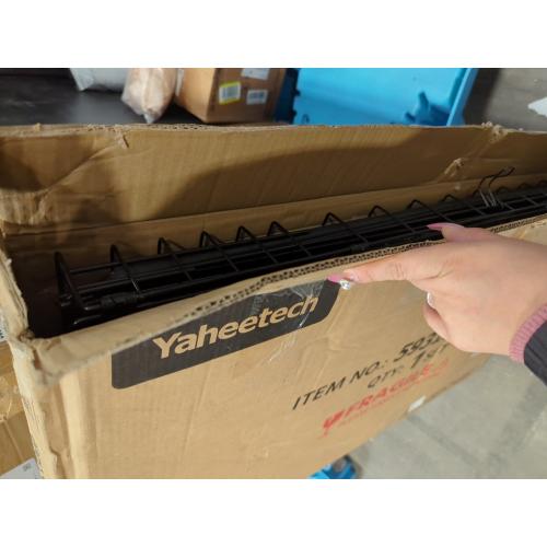 Yaheetech 42 inch Double Door Dog Crate w/Divider for Puppy to Adult XL Collapsible Metal Crate with Removable Tray Wire Dog Kennel for Large Dogs Portable Travel Cage, Black