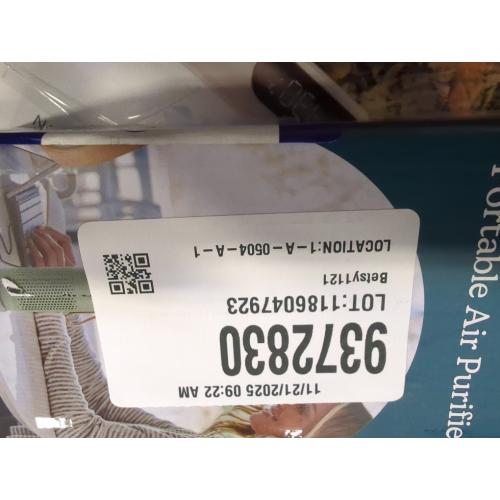 Homedics Portable Humidifier - Small Air Humidifiers for Bedroom, Plants, Office, Travel - Cool Mist Humidifiers, Color-Changing Accent Light, 2 Mist Settings, White