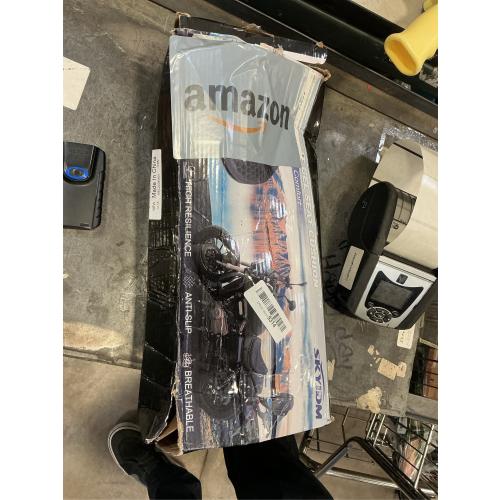 Foldable Motorcycle Gel Seat Cushion, Large 3D-Honeycomb Structure Shock Absorption & Breathable Motorcycle Gel Seat Pad for Long Rides (L)