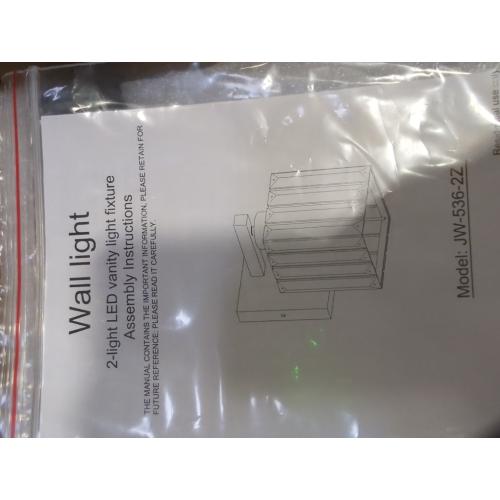 Modern Wall Sconce Set of Two Indoor Wall Lamp Black Wall Sconces Crystal Wall Light Bathroom Vanity Light Fixtures Wall Mounted Room Sconce Wall Lighting