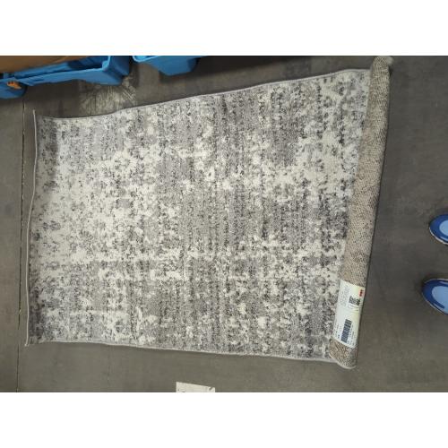 Washable 3x5 Entryway Rug - Non-Slip Soft Low-Pile Thin Small Area Rugs for Kitchen Bedroom Living Room Hallway – Modern Abstract Neutral Door mat Indoor（Beige Grey）