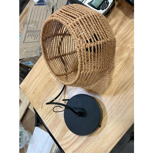 Rope Woven Pendant Light Woven Light Fixture Boho Chandelier Light Fixture Wicker Pendant Light