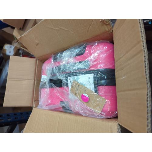 Pink 20 KROSER Hardside Expandable Carry On Luggage with Spinner Wheels & Built-in TSA Lock, Durable Suitcase Rolling Luggage with USB Port, Carry-On 20-Inch Magenta