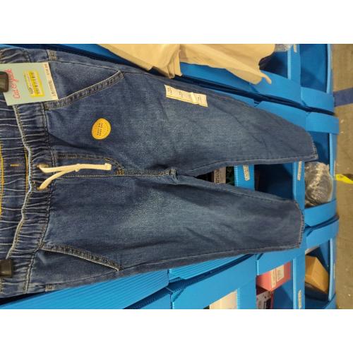 Size 14 Cat & Jack Denim Jeans Pants Tapered Leg Cotton Casual Trousers Slim Fit Cargo Joggers