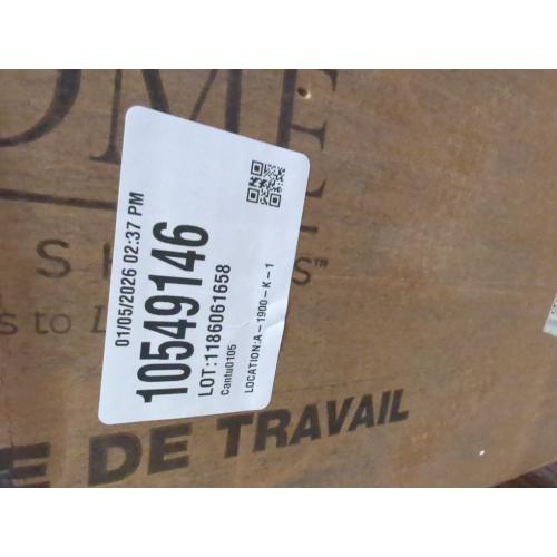 OSP Home Furnishings Waverly Home Office Desk, Scottish Alder