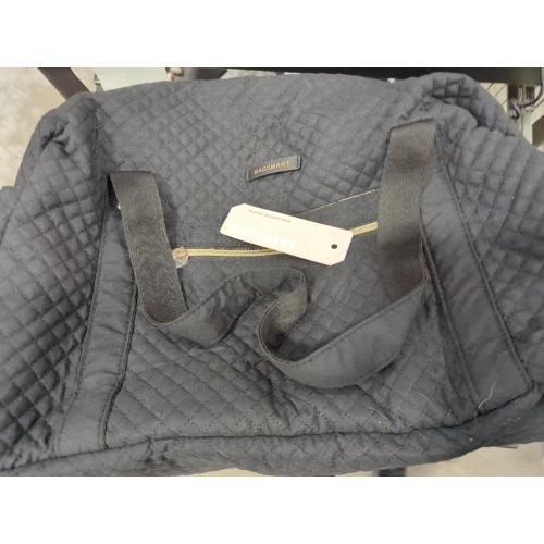 BAGSMART Duffle Bag 37L Large Carry On Weekender Overnight Bag with Wet Pocket , Laptop Compartment And Shoes Bag for for Women, Travel, Business Trips, Sports(Black)