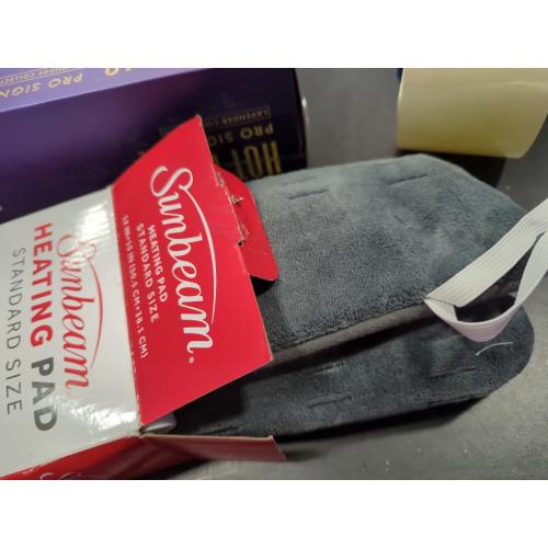 Sunbeam Premium Sunbeam Heating Pad with Compact Storage, Standard Size, Gray