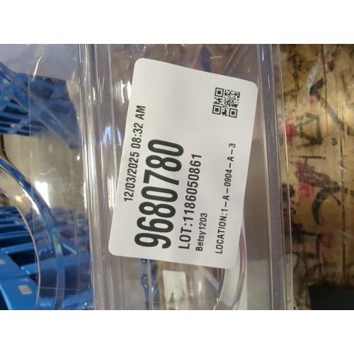 iDesign Plastic Stackable Pantry Bin - Storage Bin with Handles for Cabinets or Fridge - Set of 2 - Clear