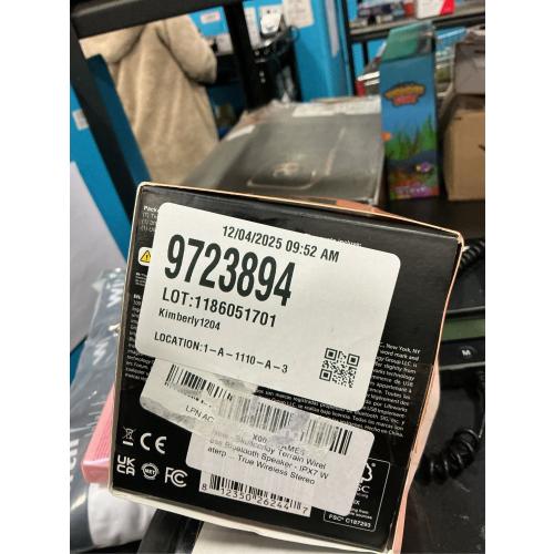 Skullcandy Terrain Wireless Bluetooth Speaker - IPX7 Waterproof Portable Speaker, 14 Hour Battery, Nylon Wrist Wrap, & True Wireless Stereo