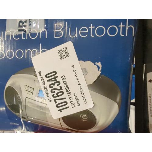 Insignia AM/FM Radio Portable CD Boombox with Bluetooth