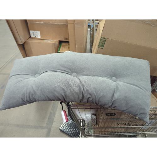 Size medium Color Grey Triangular Wedge Headboard Pillows Twin Dorm Headboard Pillow Long Backrest Positioning Support for Sleeping Back Pillow for Bed Sitting Up Wedge Pillow Reading Bed Lumbar Pillow