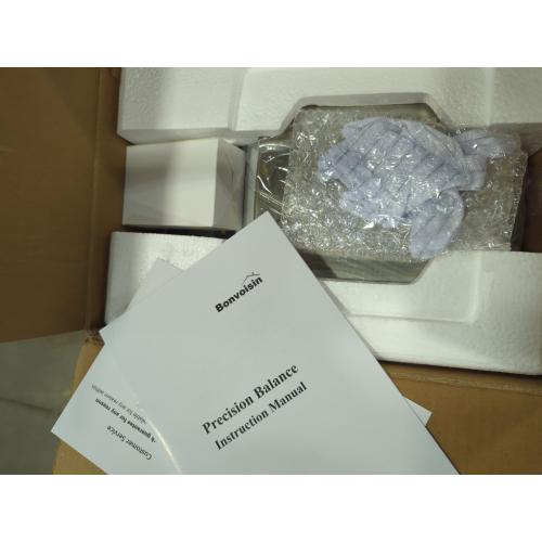 Bonvoisin Lab Scale - 5000g x 0.01g, Rechargeable Digital Scale with RS232 Interface, 0.01g Accuracy