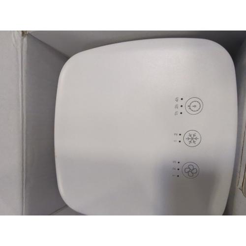 HiCOZY Portable Air Cooler with 2 Ultrasonic Mist Levels & 3 Fan Speeds, Evaporative Air Cooler with Detachable 650ml/23oz Water Tank, 3-in-1 Air Cooling Fan for Desktop, Office and Bedroom (Blue)