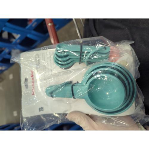 KitchenAid Measuring Cups and Spoon Set, Mineral Water, 9-Piece