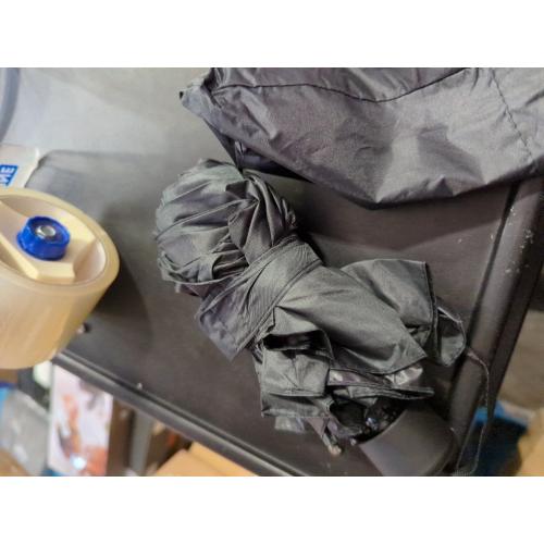 SIEPASA Compact Travel Umbrella - Windproof Auto Open/Close, Small Folding Umbrella for Rain - Lightweight & Durable with Fiberglass Frame, Waterproof Canopy - Fits Backpack, Purse, Suitcase. (Black)