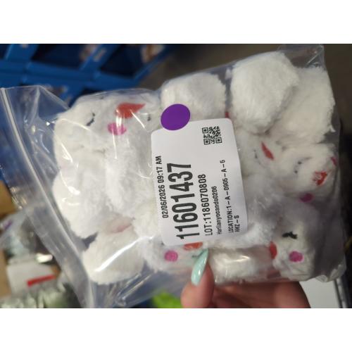 Yunsailing 24 Pcs Soft Snowball Fight Set Indoor 3 Inch Plush Snowballs with Faces Fun Snowmen Balls Winter Fake Snowball Fight for Adults Winter Outdoor Game Party Decorations(Cute)
