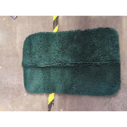 OLANLY Dog Door Mat for Muddy Paws 24x16, Absorbs Moisture and Dirt, Absorbent Non-Slip Washable Doormat, Quick Dry Chenille Mud Mat, Entry Indoor Entryway Carpet for Inside Floor, Blackish Green