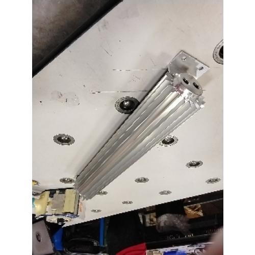 AIVWUMOT  Universal Finned Aluminum Dual Pass Transmission Trans Oil Cooler
