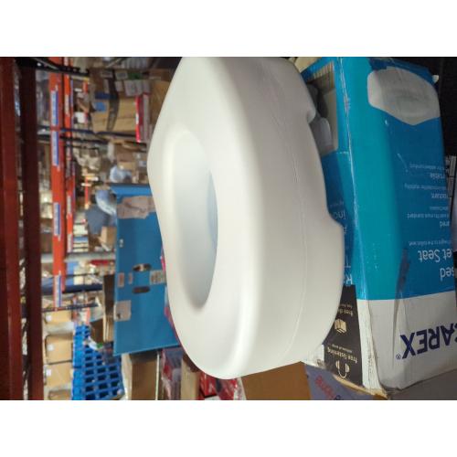 Carex Raised Toilet Seat - White