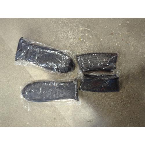 4 Pcs Non-Slip Silicone Hot Handle Holder & Assist Grips, Potholder for Cast Iron Skillets, Heat Resistant Handle Cover Sleeve for Frying Pans, Casserole, Cookware Handles, Black