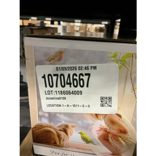 Window Bird Feeder by Nature's Hangout - Award-Winning Transparent Acrylic Bird Feeders for Outdoors, No Assembly, Strongest Suction Cups, Birds Watching for Cats, Easy-to-Clean Birdhouse Feeder