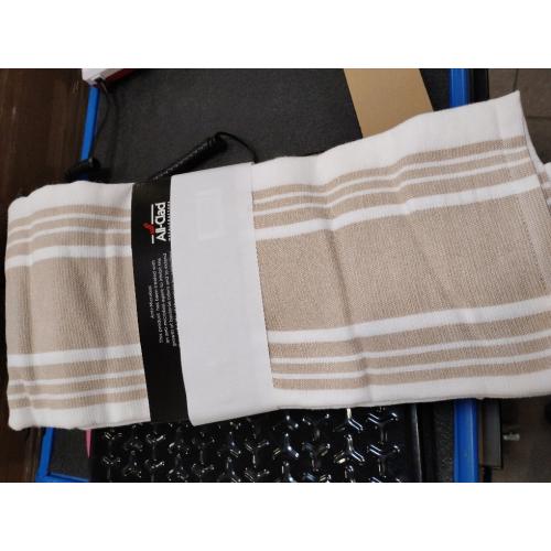 All-Clad Dual-Purpose Kitchen Towels: Highly Absorbent - 100% Cotton, 17x30 Dish Towels for Cleaning & Drying Dishes & Glassware, 6-Pack, Cappuccino