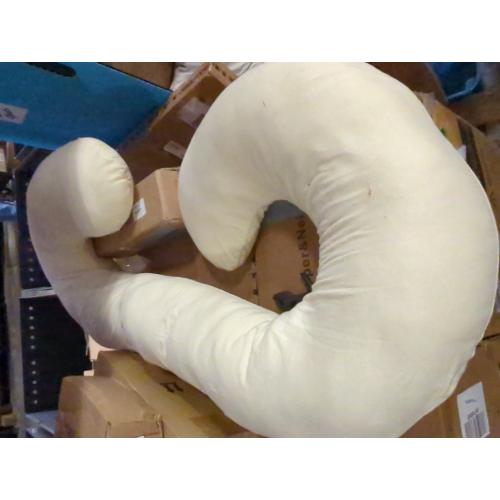 Leachco Back 'N Belly Organic Body Pillow Replacement Cover - Natural Ivory