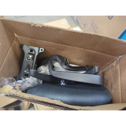 Color Black Comfortable Desk Chair Ergonomic Office Chairs with Lumbar Supoort and Flip-up Armrest Comfy Computer Chairs Study Chair for Home Office Black