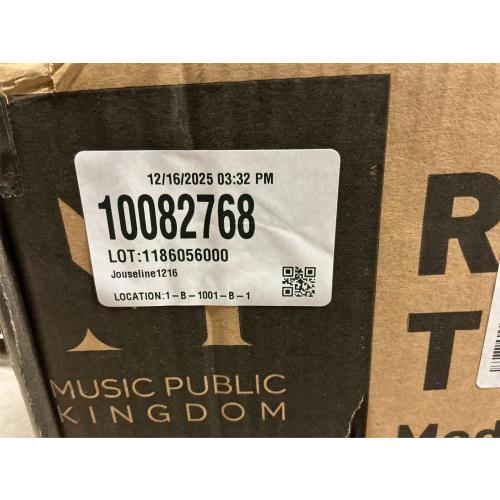 MPK Bluetooth Record Player,Turntable HiFi System with Bookshelf Speakers, 3-Speed Belt-Drive Vinyl Turntable for Vinyl Records with Wireless Playback and Auto-Stop,Yellow Wood