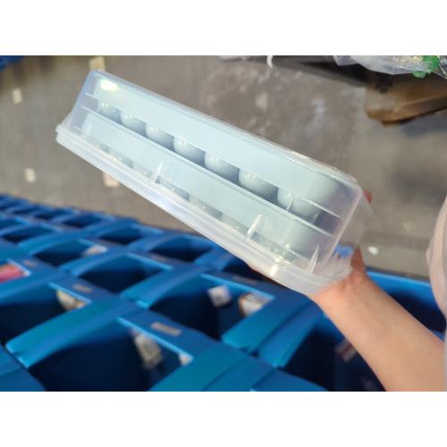 FENICAL Ice Sphere Maker Ice Cube Tray with Lid and Scoop Reusable Pp Material Easy Press Portable Design for Freezing Beverages in Freezer