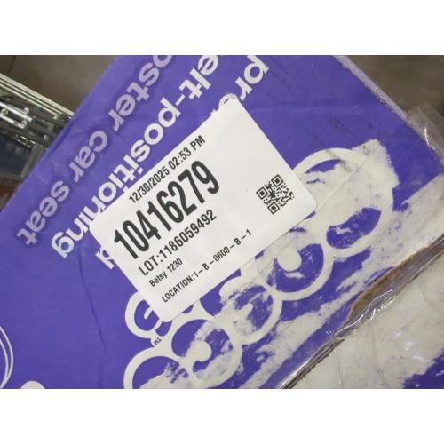 Cosco Topside Backless Booster Car Seat, Lightweight Booster Seats for Cars 40-100 lbs, Backless Booster Seat for Car, Organic Waves