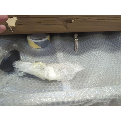 Size 25.6L*39.4 W,  YEEZOO Door Threshold ramp with Adjustable Height for 3.0“ to 6.0 Height Rise, Doorway ramp Threshold for wheelchairs/carts/Walker/Scooter (25.6L*39.4 W, Alloy Iron, 38LBs)