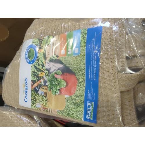 Coolaroo 2-Pack 5 Gallon Heavy Duty Plant/Vegetable/Herb/Fruit Breathable Fabric Grow Planter Pot Bags with Handles, Desert Sand