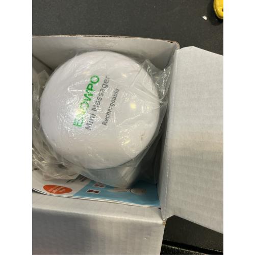 Handheld Mini Massager Hand Held Full Body Personal Massager Percussion Muscle Pain Relief for Neck, Back, Shoulder, Hand Massage Tools Cordless Massagers Vibrating-White