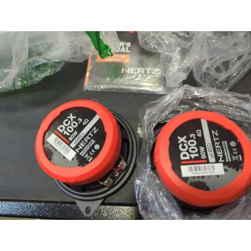 Hertz Dieci Series DCX-1003 4 Two-Way Coaxial Speakers - Pair