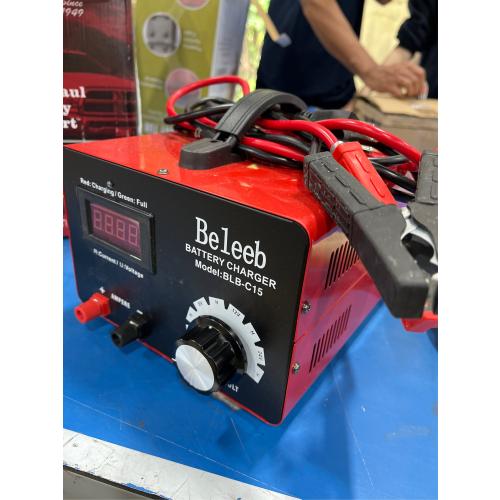 C15 Multiple Voltage Battery Charger 6V 8V 12V 24V Lead-Acid LiFePO4 Lithium Batteries, 15 A Automotive Car Battery Charger and Desulfator for Golf Cart Motorcycle Truck Lawn Mower