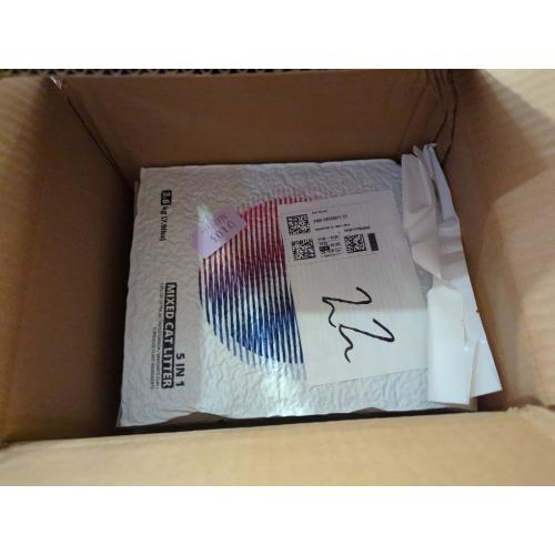 PETKIT Mixed Cat Litter Fast Clumping, Flushable, Ultra Absorbent, 100% Natural Ingredients Litter, Water Dissolvable, Really Dust-Free, Low Tracking Bentonite Tofu Litter (7.9lb×2 Bags)