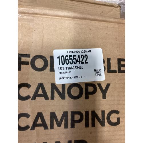 Beach Chair with Canopy Shade, Folding Camping Chair with Canopy with Cup Holder, Side Pocket for Camp, Beach, Tailgates, Fishing - Support 330 LBS