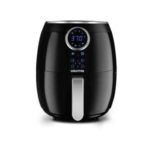 Gourmia GAF575 5-Quart Digital Air Fryer - No Oil Healthy Frying - 12 One-Touch Cooking Functions - Guided Cooking Prompts - Easy Clean-Up - Recipe Book Included