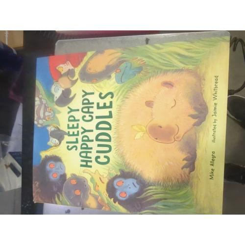 Sleepy Happy Capy Cuddles (Hardcover)